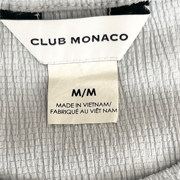 Club Monaco Textured Ruched Top M - Picture 8 of 12